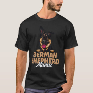 German Shepherd Mama Black and Tan German Shepherd T-Shirt