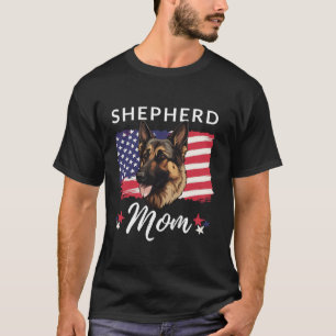 German Shepherd Mama Dog Lover for Mom Owner Long  T-Shirt