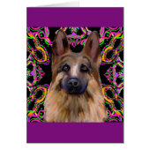 German Shepherd Mardi Gras (Front)