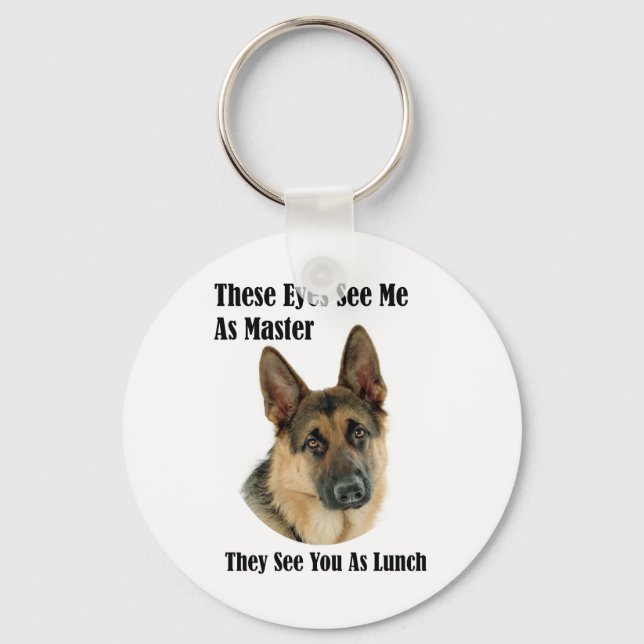 German Shepherd Master Keychain (Front)