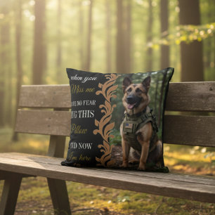 German Shepherd Memorial Hug This Pillow