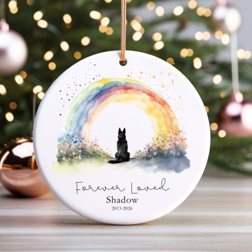 German Shepherd Memorial Ornament Pet Memorial