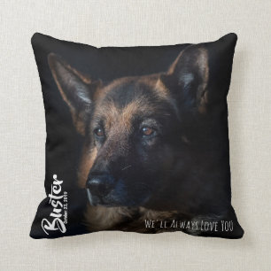German Shepherd Memorial Pillow