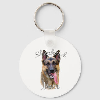 German Shepherd Mom 2 Keychain