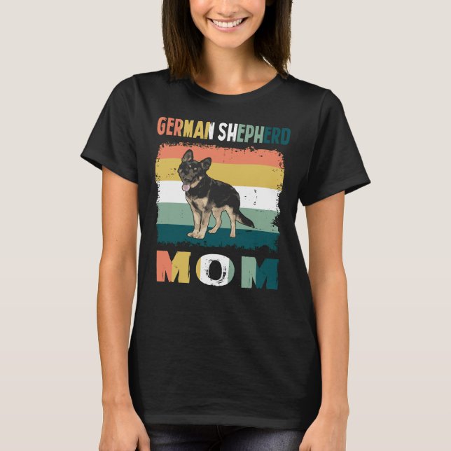 German Shepherd Mom 564 T-Shirt (Front)