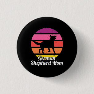 German Shepherd Mom Button