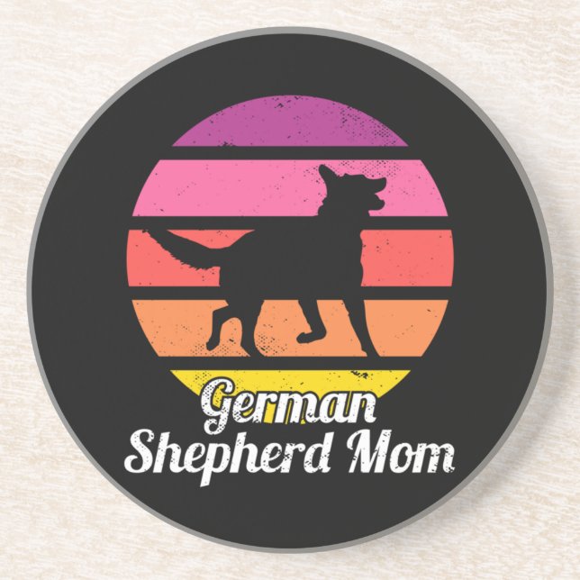 German Shepherd Mom Coaster (Front)
