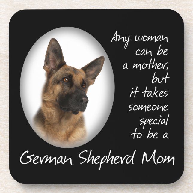 German Shepherd Mom Coaster (Front)