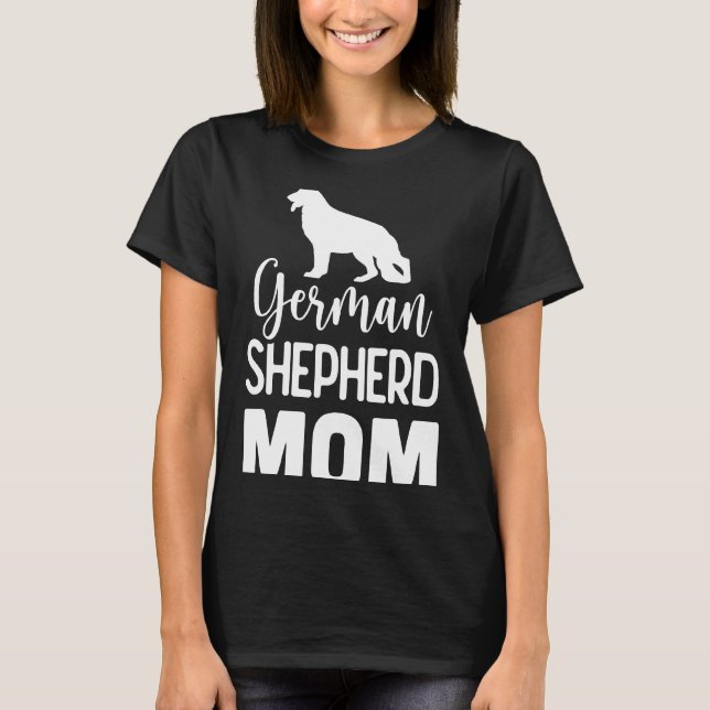 German Shepherd Mom Dog 586 T-Shirt (Front)