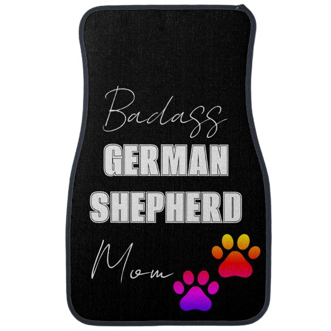 German Shepherd Mom Floor Mats (Front)