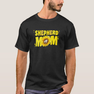 German Shepherd Mom For Women Sunflower Shepherd G T-Shirt