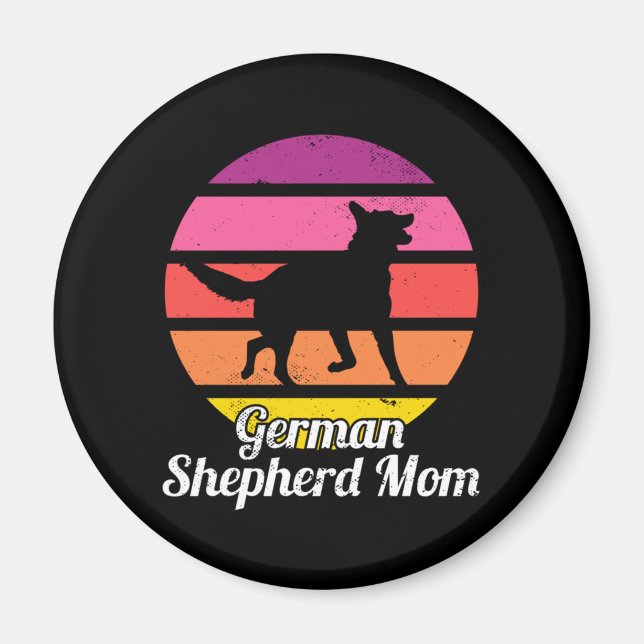 German Shepherd Mom Magnet (Front)