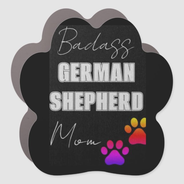 German Shepherd Mom Magnet (Front)