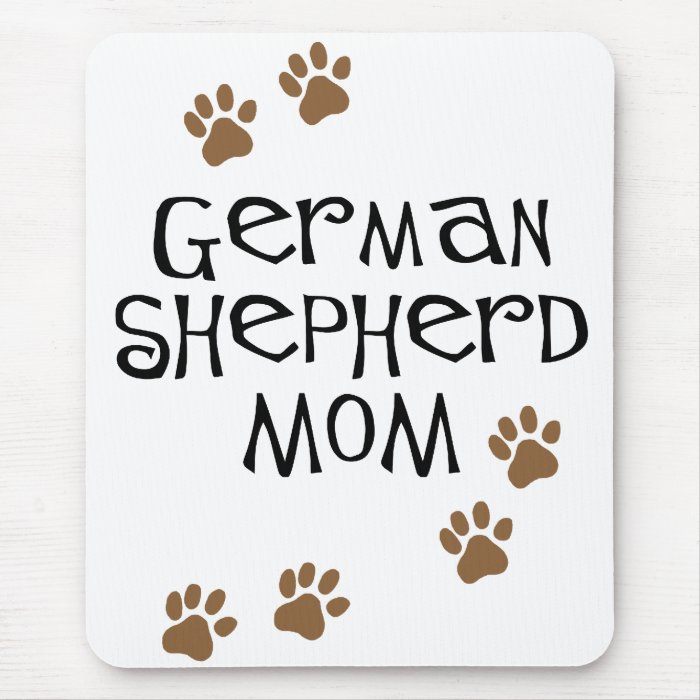German Shepherd Mom Mouse Mats