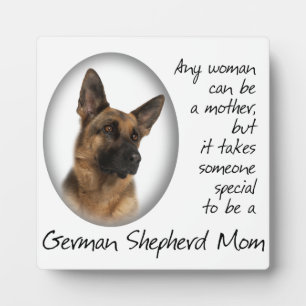 German Shepherd Mom Plaque
