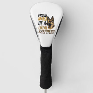 German Shepherd Mom Shirt Vintage Dog Mama Graphic Golf Head Cover