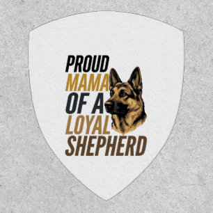 German Shepherd Mom Shirt Vintage Dog Mama Graphic Patch