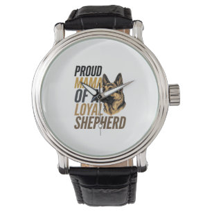 German Shepherd Mom Shirt Vintage Dog Mama Graphic Watch