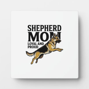 German Shepherd Mom Shirt Vintage Engraving Dog Lo Plaque