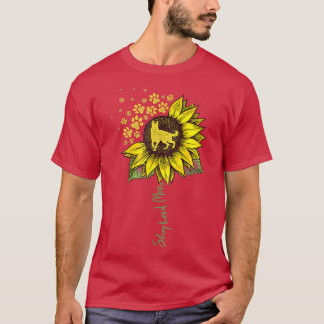German Shepherd Mom Sunflower Shepherd Gifts Dog M T-Shirt