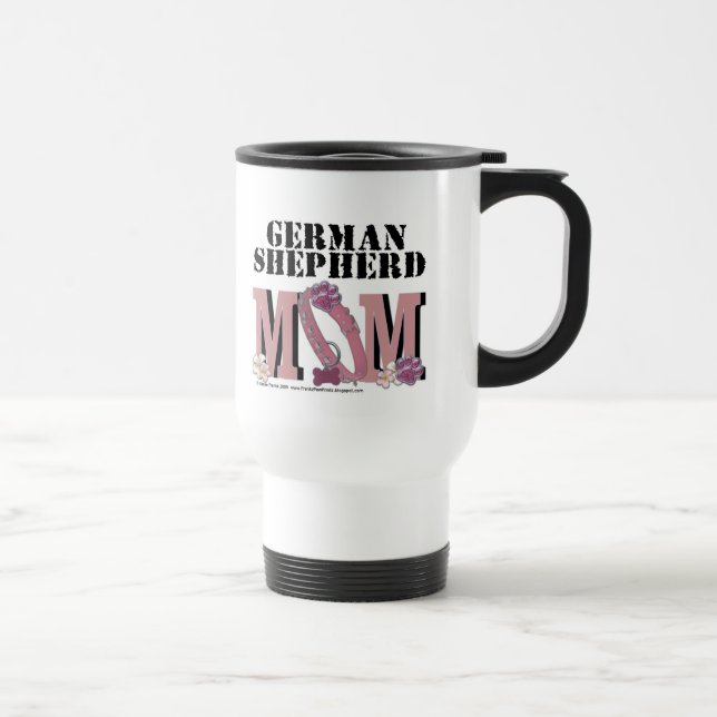 German Shepherd MOM Travel Mug (Right)