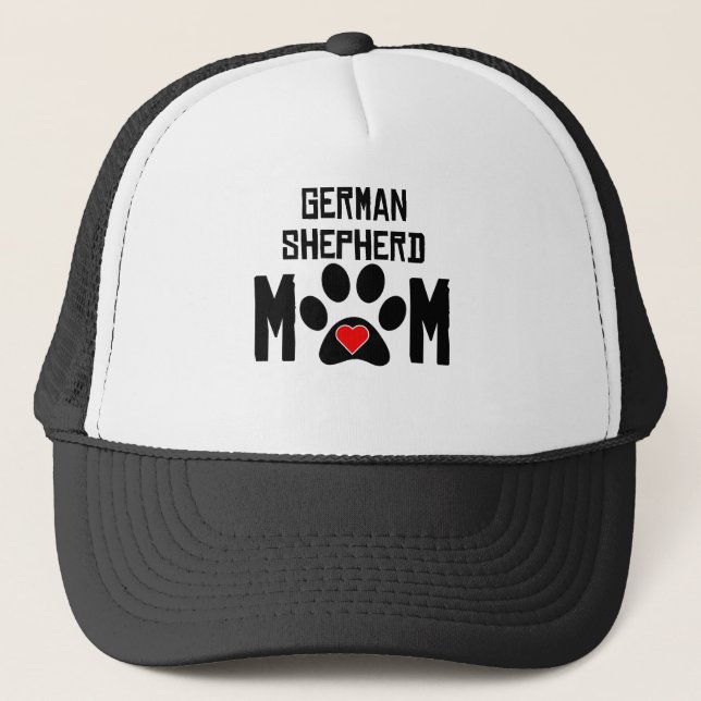 German Shepherd Mom Trucker Hat (Front)