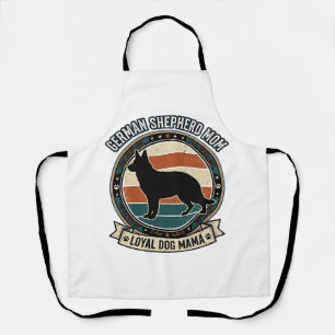 German Shepherd Mom Vintage Dog Lover Tee_1 Apron