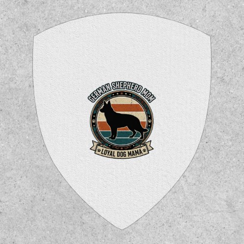 German Shepherd Mom Vintage Dog Lover Tee_1 Patch