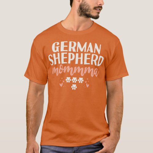German Shepherd Momma T_Shirt