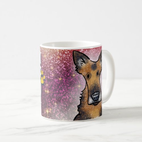 German Shepherd Mommy  Coffee Addict Mug