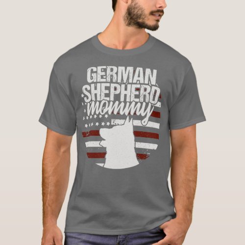 German Shepherd Mommy T_Shirt