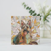 German Shepherd -  Mosaic Art (Standing Front)