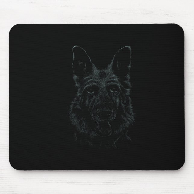 German Shepherd Mouse Pad (Front)