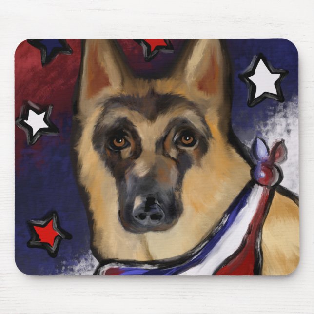 GERMAN SHEPHERD           MOUSE PAD (Front)