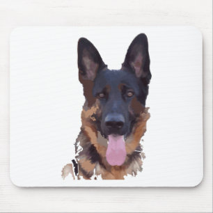 German shepherd mouse pad