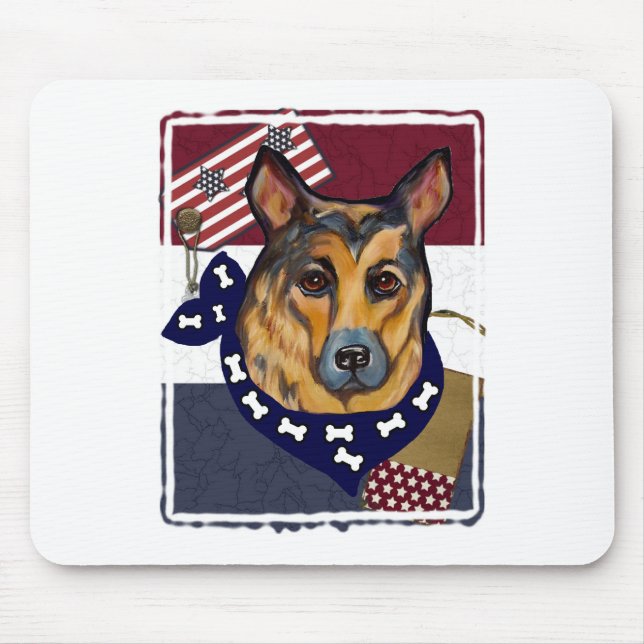 GERMAN SHEPHERD MOUSE PAD (Front)