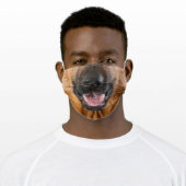 German Shepherd Mouth Face Mask (Worn)