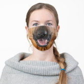 German Shepherd Mouth Face Mask (Worn)