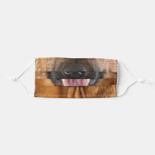 German Shepherd Mouth Face Mask (Front, Folded)