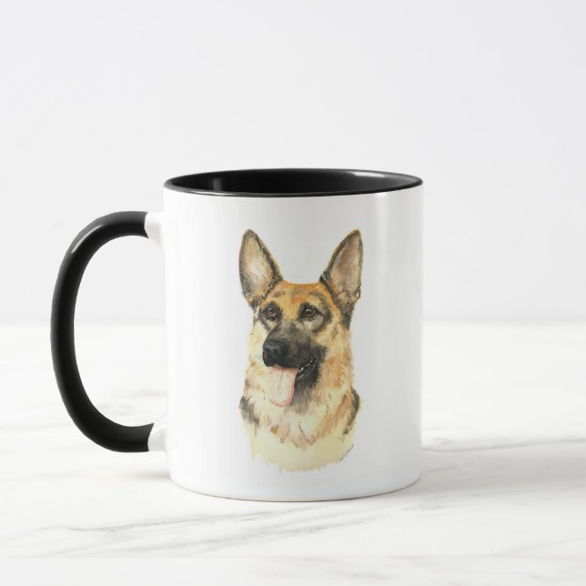 German Shepherd Mug (Left)