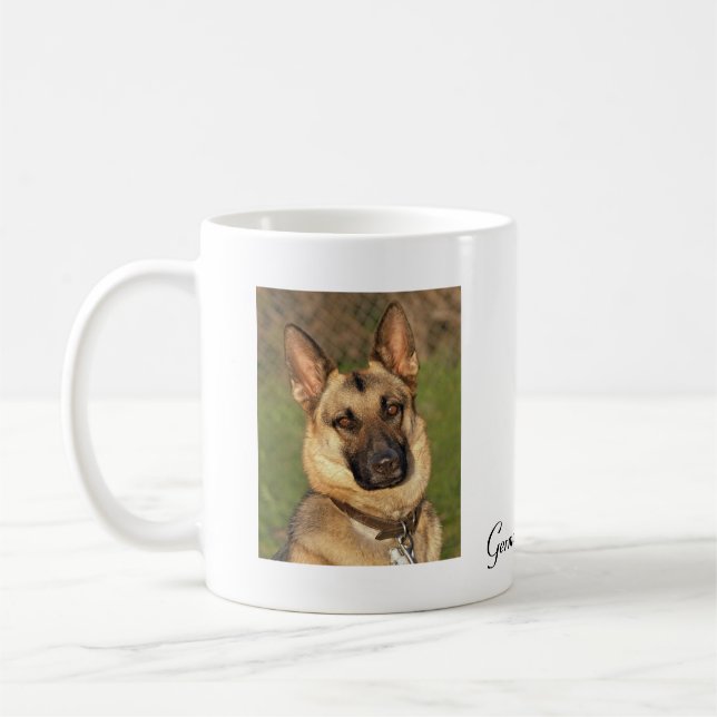 German Shepherd Mug (Left)