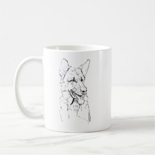 German Shepherd Mug, Dog Mom Coffee Personalized Mug