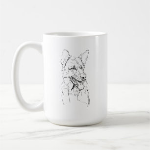 German Shepherd Mug, Dog Mom Coffee Personalized Mug