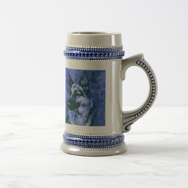 German Shepherd Mug or Stein (Right)