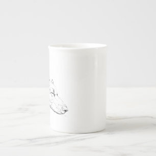 German Shepherd Mug, Personalized Dog Mom Coffee Bone China Mug