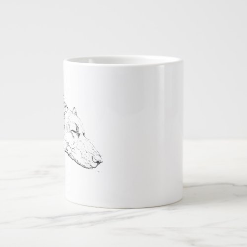 German Shepherd Mug, Personalized Dog Mom Coffee Giant Coffee Mug