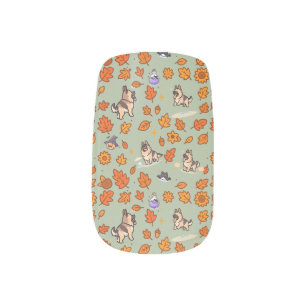 German Shepherd Nail Wraps Halloween Kawaii Dog