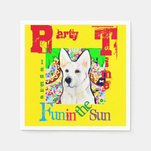 German Shepherd  Napkins (Front)