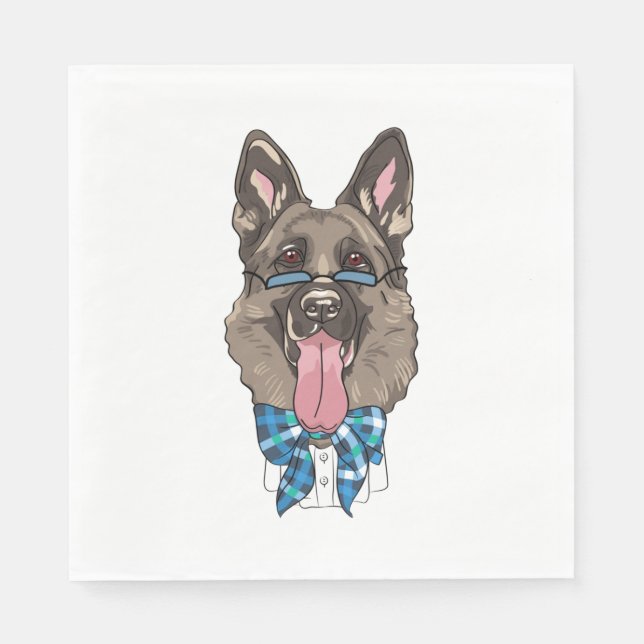 German Shepherd   Napkins (Front)