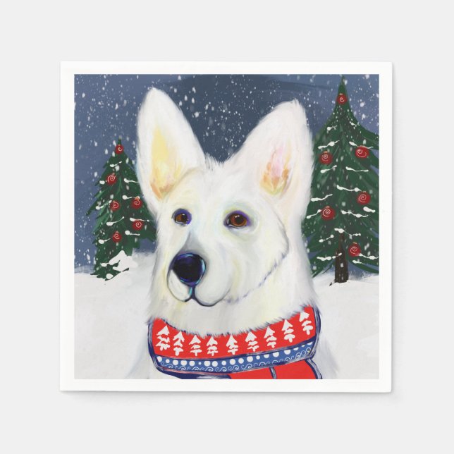 German Shepherd Napkins (Front)